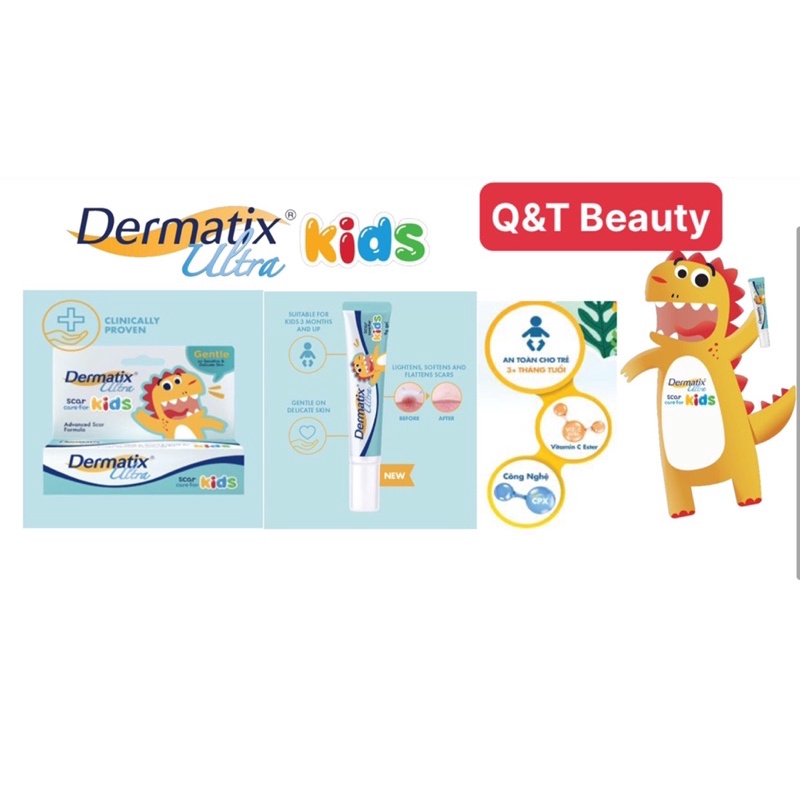 Dermatix Kids Gel mờ sẹo chuyên biệt  dành riêng cho trẻ  em