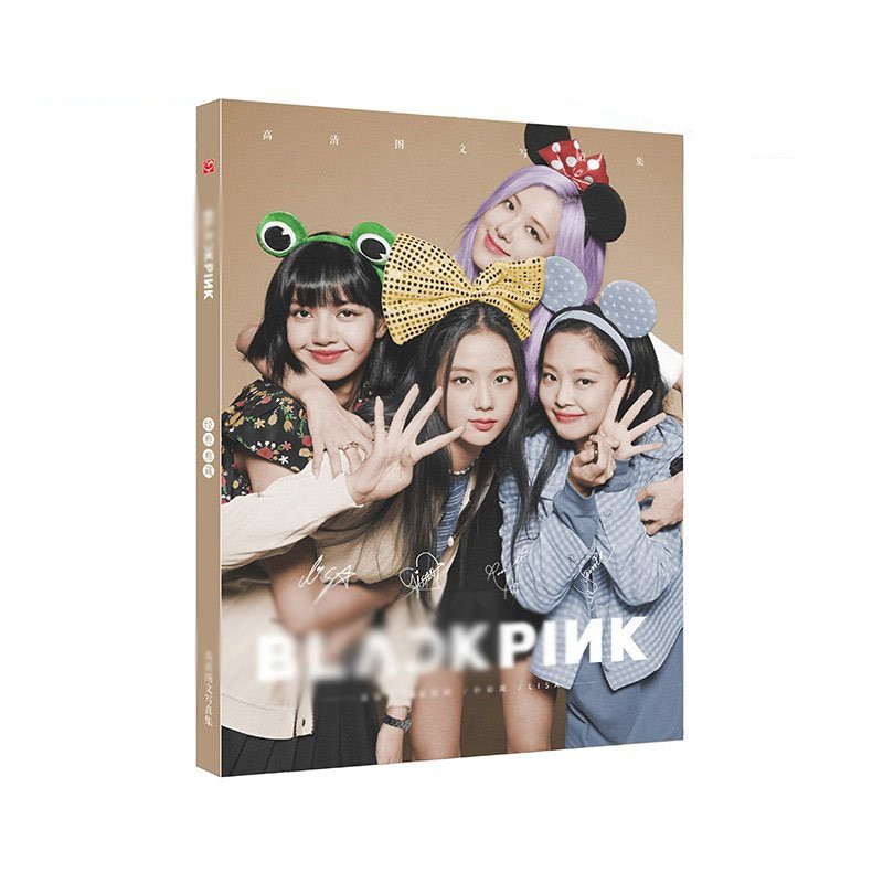 Album ảnh photobook A4 BLACKPINK LISA ROSE JENNIE JISOO tặng kèm poster idol kpop mẫu ngẫu nhiên