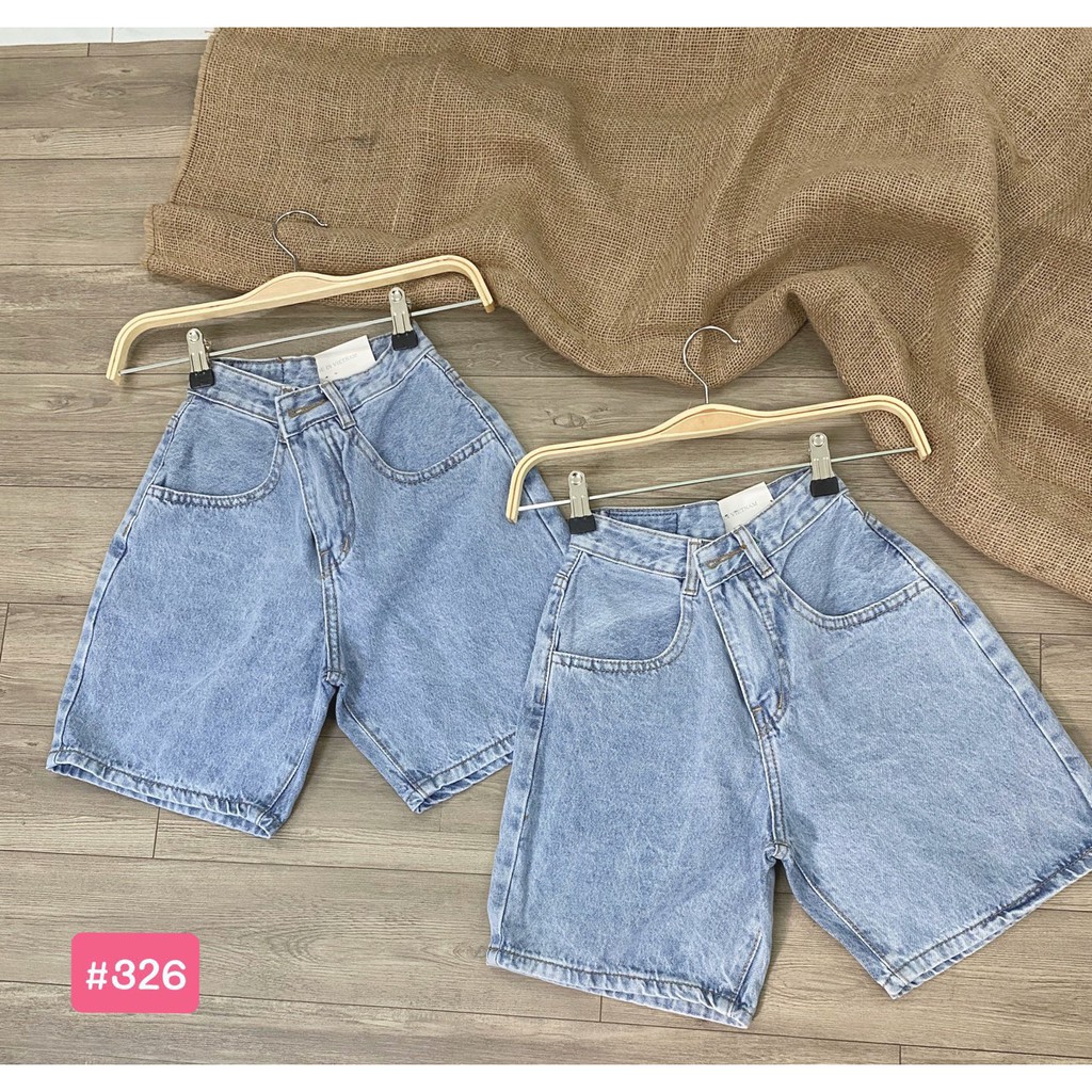 Quần short jean đùi dáng to cực hot cá tính