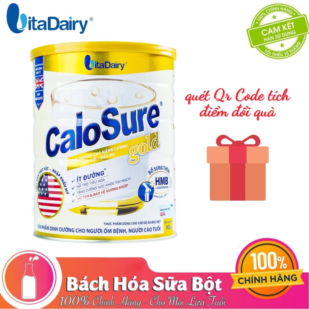  Sữa bột CaloSure Gold – dinh dưỡng dành cho người cao tuổi 900G
