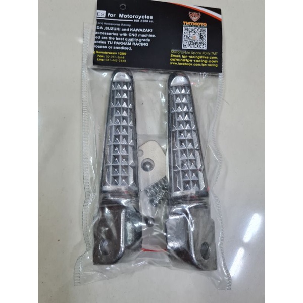 Gác chân nhôm trusty gắn gác chân sau honda _ yamaha