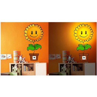 Đèn ngủ decal hoa hướng dương