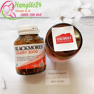 Viên uống Celery Gout (gút) - Blackmores Celery 3000 50 viên - Úc đủ bill Chemist