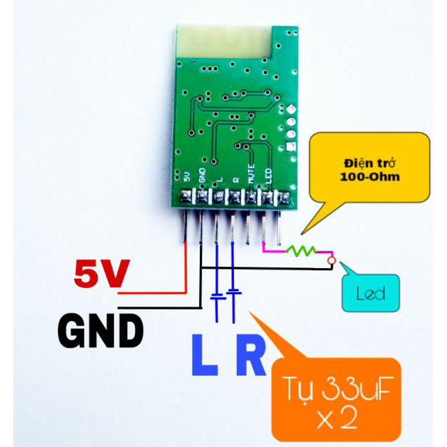 Mạch Audio Bluetooth 4.0 BT-40AU WIN668 Win-668