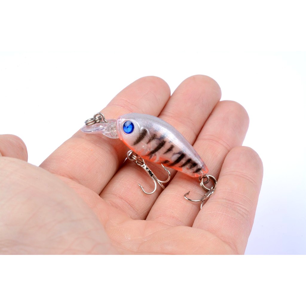Mồi câu cá giả bằng nhựa cứng 4.5cm / 4g chất lượng cao