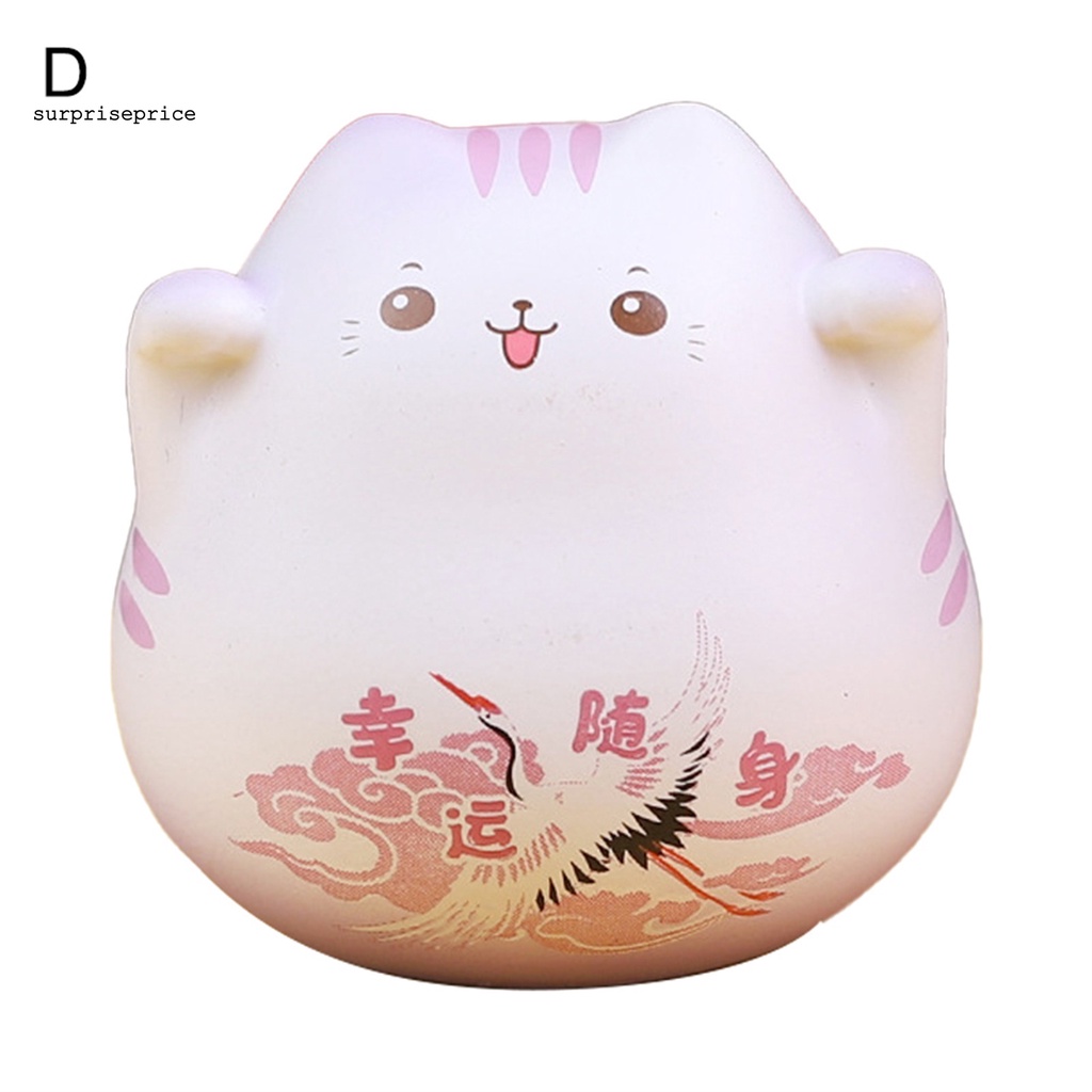 Mô hình mèo bằng nhựa resin dùng để trang trí