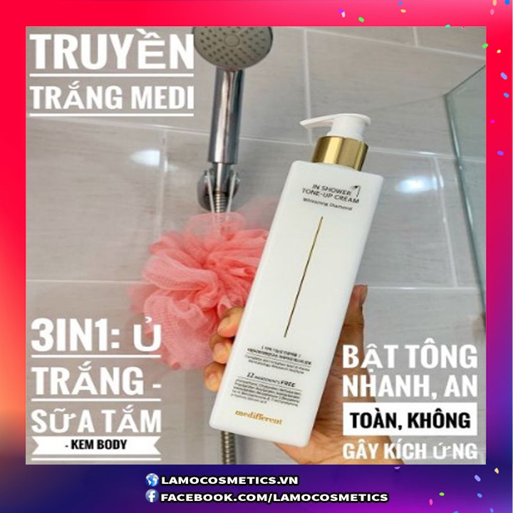 [MẪU MỚI NHẤT2020] Sữa Tắm Truyền Trắng Medifferent In Shower Tone Up Cream