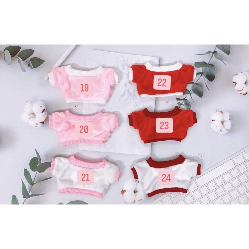 [Mã LIFE1404ALL50K giảm 10% đơn 200K] SWEATER 2 CHO DOLL 15CM VÀ 20CM