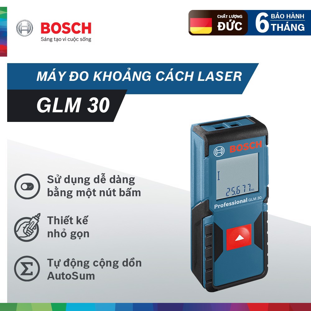 Máy đo khoảng cách GLM 30 Bosch.
