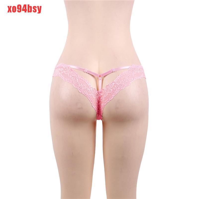 [xo94bsy]Women Sexy Lace Briefs Knickers G-String Thong Panties Underwear Erotic Lingerie