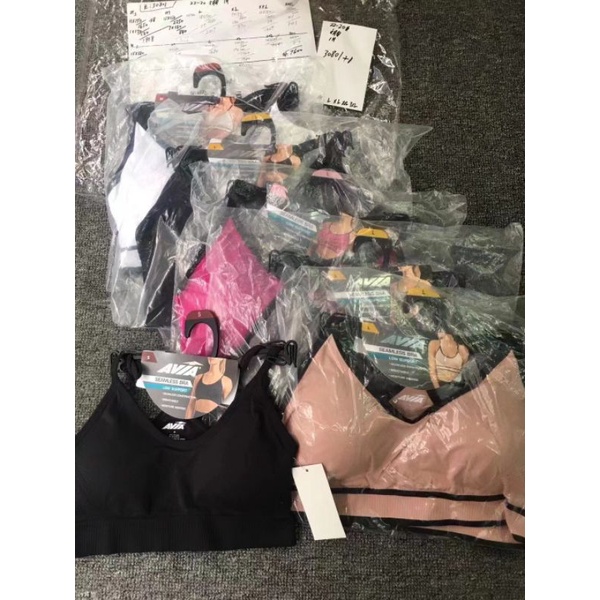 Áo tập / bra gym Avia seamless, hàng xuất xịn