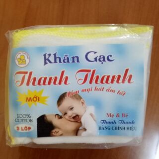 10 khăn gạc, khăn sữa 3 lớp