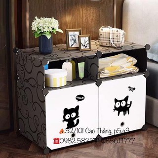 KỆ TỦ ĐẦU GIƯỜNG 4 NGĂN