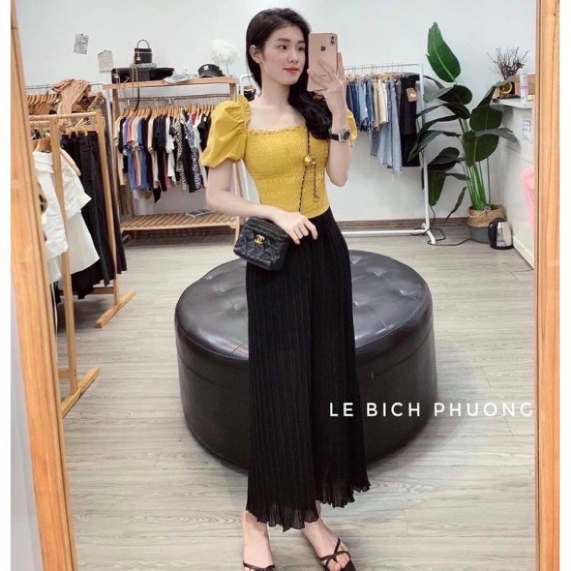 ÁO VOAN NHÚN TAY BỒNG