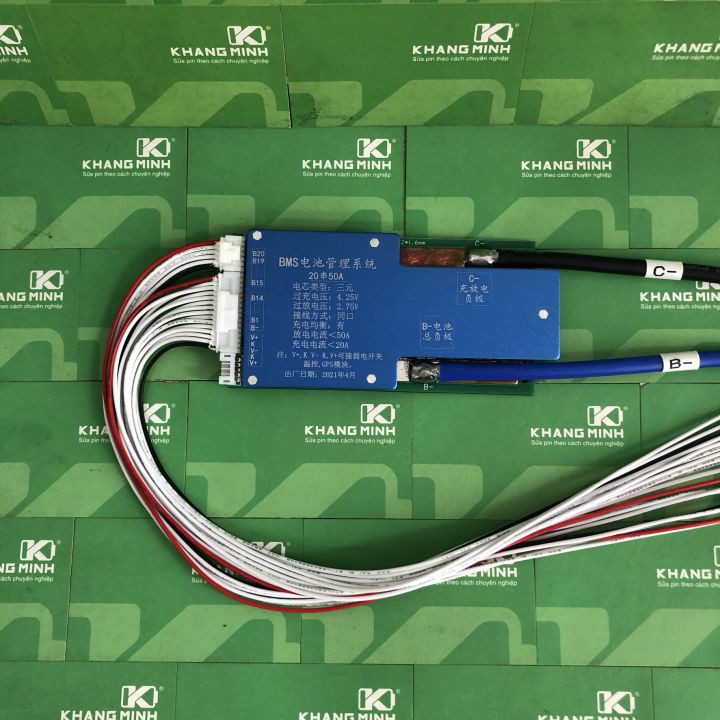 Mạch 20S 72V 45A - 200A Li-ion Li-Po 3.7V, dùng cho pin xe điện công suất lớn