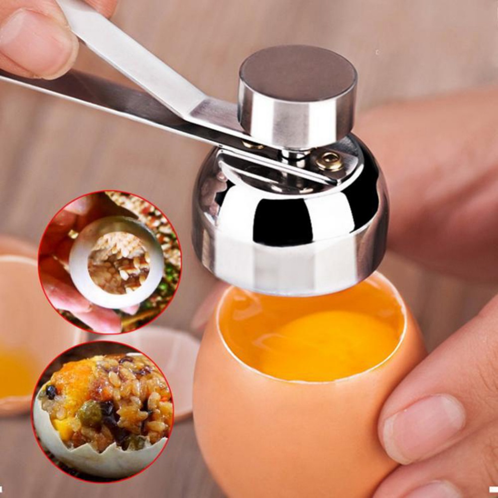 Dụng cụ mở vỏ trứng bằng thép không gỉ tiện dụng