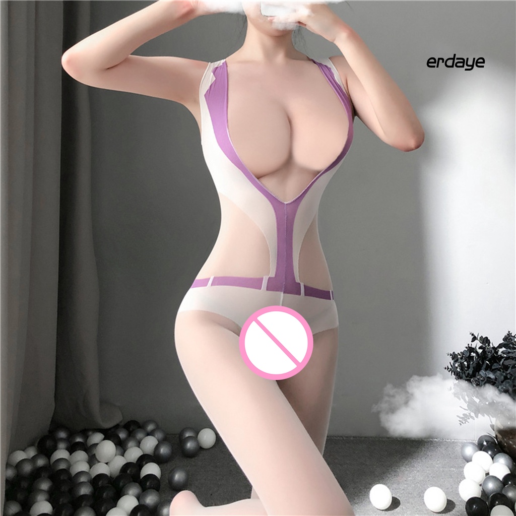 Bộ Đồ Ngủ Liền Thân Không Tay Trong Suốt Gợi Cảm Cho Nữ | BigBuy360 - bigbuy360.vn