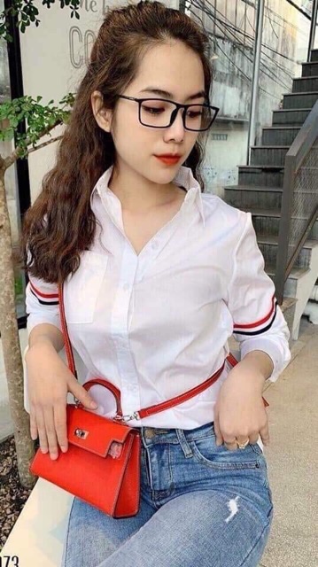 Áo sơ mi viền 3 loại kèm ảnh thật