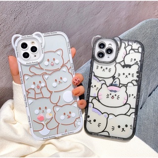 Ốp Lưng Silicon Chống Sốc Tai Gấu - Couple