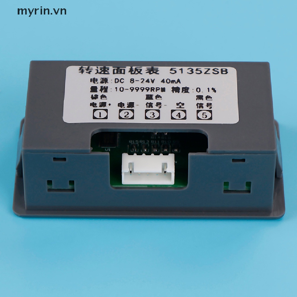 1 Máy Đo Tốc Độ Gốc 4 Đèn led Đỏ Kỹ Thuật Số Có Công Tắc Cảm Biến