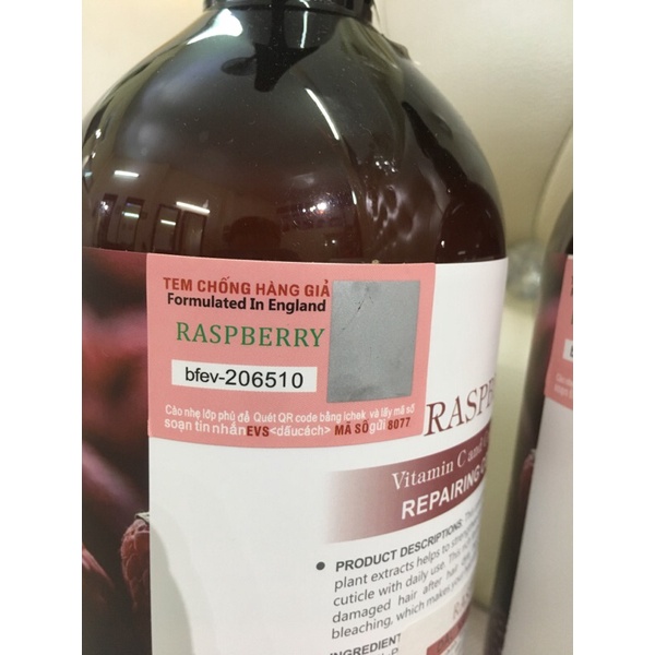 Dầu gội xả phúc bồn tử raspberry beautyengrsver hương thơm sang trọng mềm mượt