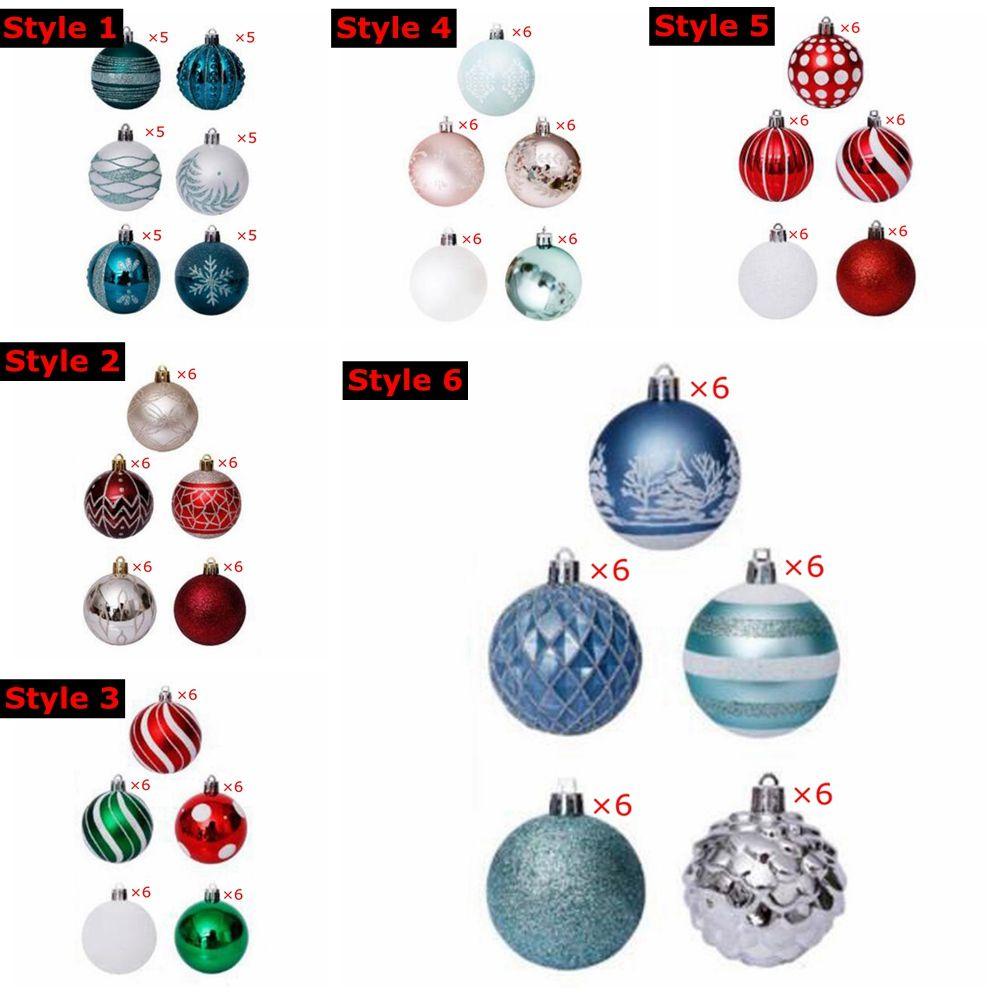 Quả Cầu 6cm Dùng Trang Trí Giáng Sinh DIY