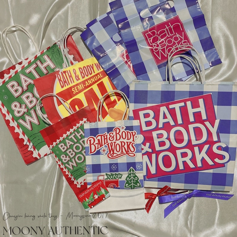 Túi Giấy Bath &amp; Body Works và phụ kiện BBW hãng