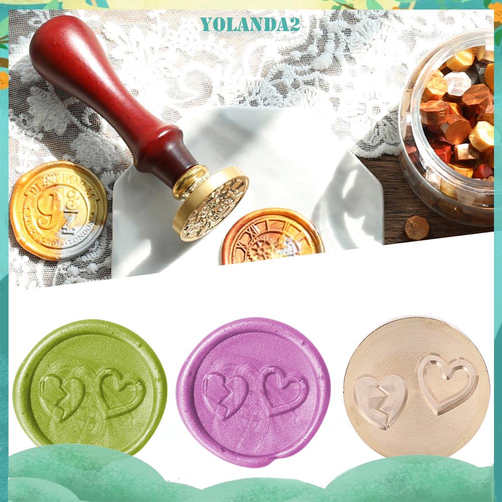 Đầu con dấu ấn sáp dán thiệp cưới phong cách cổ điển