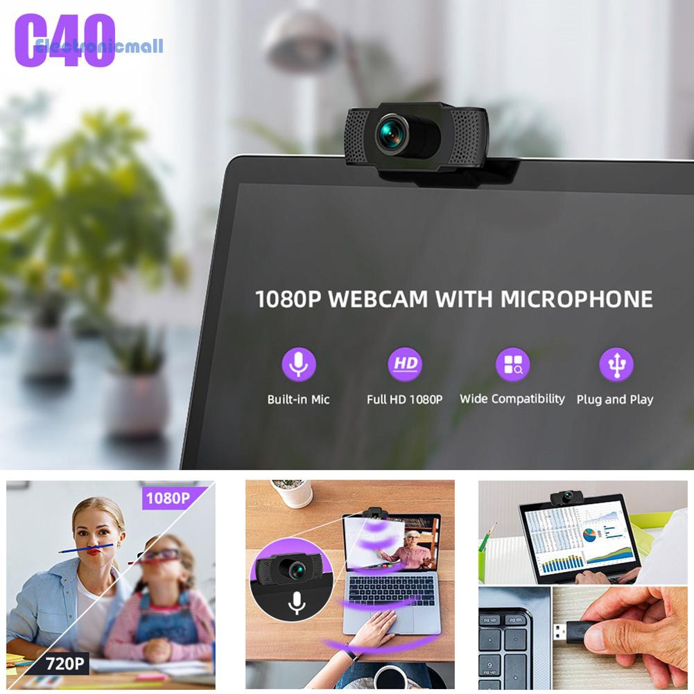 Webcam Điện Tửmall01 1080p Fhd Cho Máy Tính | BigBuy360 - bigbuy360.vn