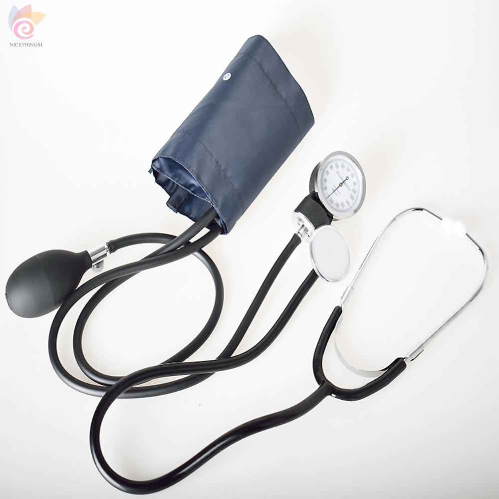 ET Manual blood pressure watch with stethoscope blood pressure meter arm sphygmomanometer listening to fetal heart double tube double head stethoscope