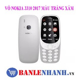 VỎ NOKIA 3310 2017 MÀU TRẮNG XÁM