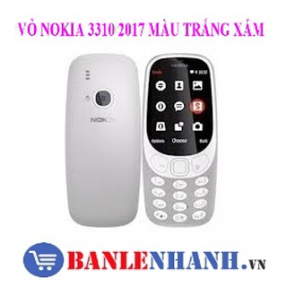 VỎ NOKIA 3310 2017 MÀU TRẮNG XÁM