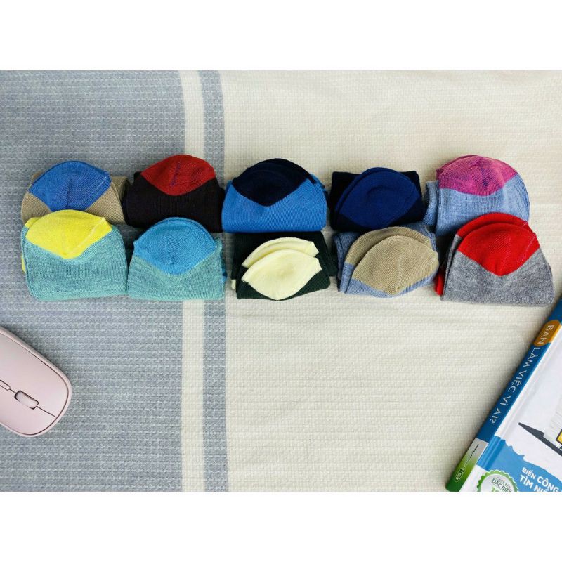 Set 2 Đôi Tất Unisex Phối Màu Trẻ Trung