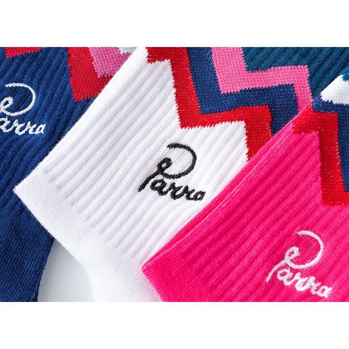 Vớ Tất thể thao cao cổ chữ Parra phong cách thể thao, trẻ trung và năng động.