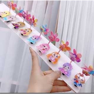 kẹp tóc lò xo chong chóng