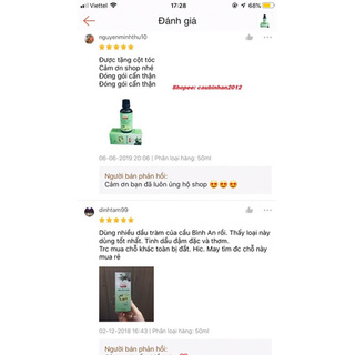 COMBO 5 CHAI TINH DẦU TRÀM CẦU BÌNH AN 100ML