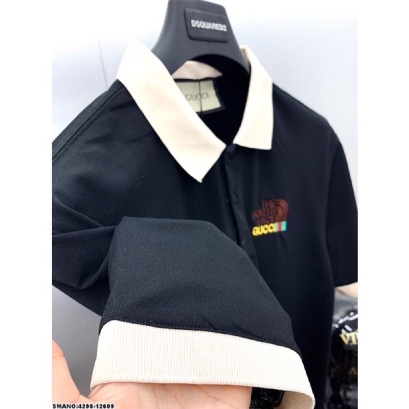 Áo Polo Cao Cấp Thêu Viền Tay Sang Trọng Dễ Phối Đồ