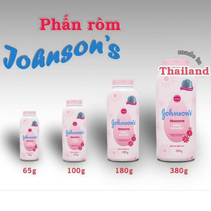 [Hàng THÁI] Phấn Johnson's Baby Power Siêu Thơm, Siêu Mịn Thái