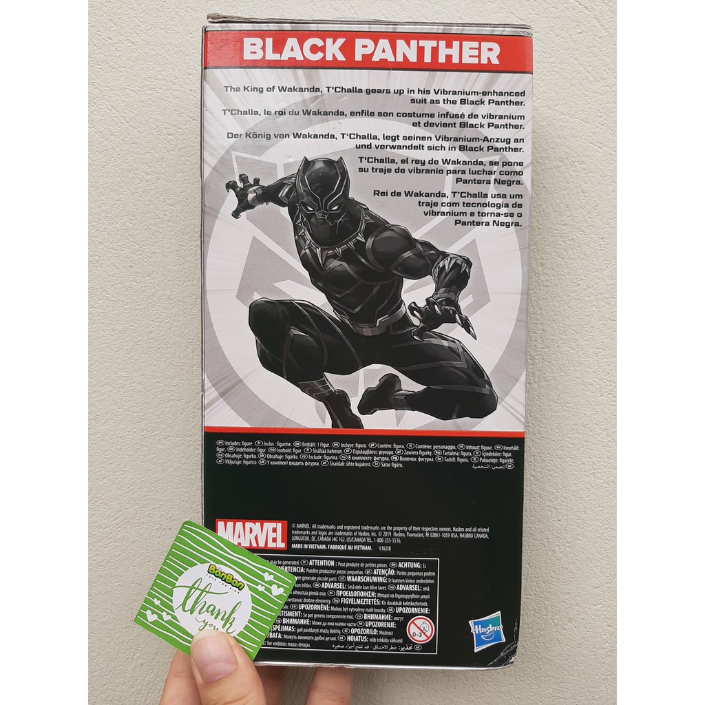 Mô hình báo đen Black Panther - siêu anh hùng Marvel