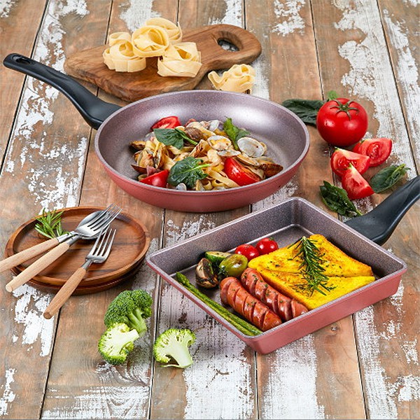 Seoulcook (E) Chảo Ecoramic công nghệ Hàn Quốc chống dính 18 cm