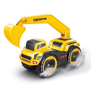 Đồ chơi duka - xe xúc đào - no. 806034 - xe kỹ thuật công trình có nhạc, đèn - 28 x 19 x 13 cm