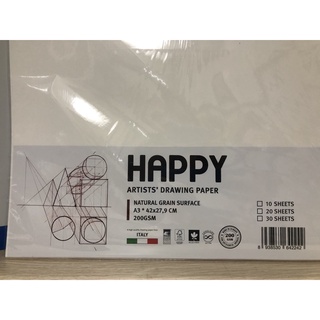 GIẤY VẼ HAPPY A3(ĐL200/300gsm)