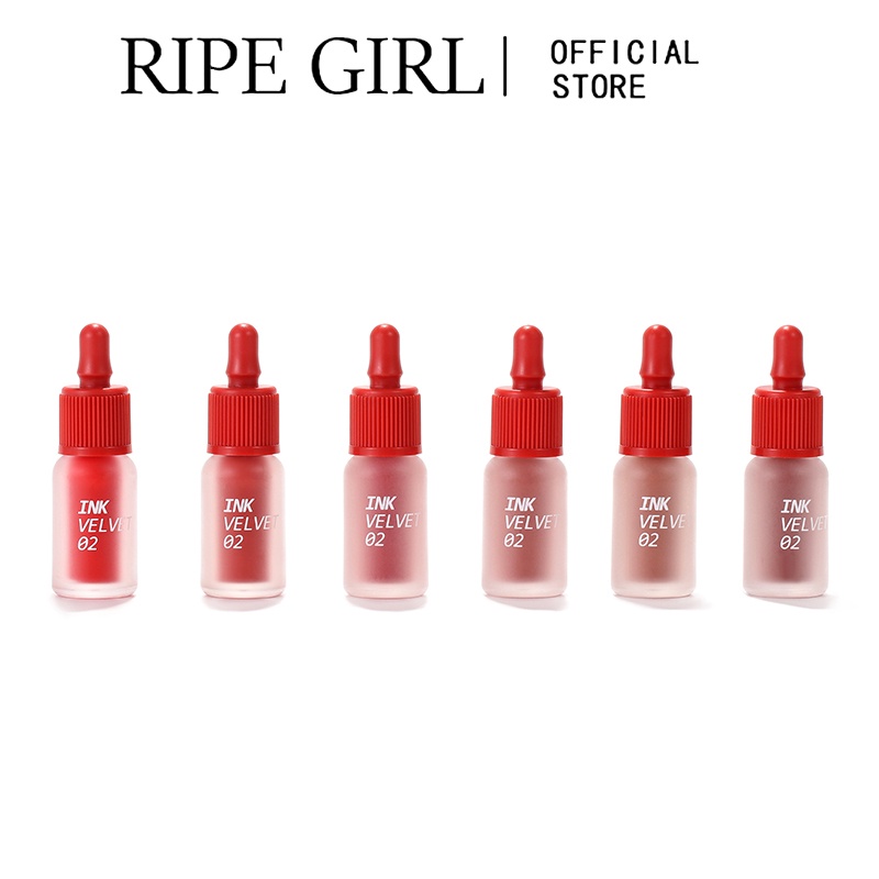 Son môi Ripe Girl dạng lỏng chống thấm nước tiện lợi với 6 màu