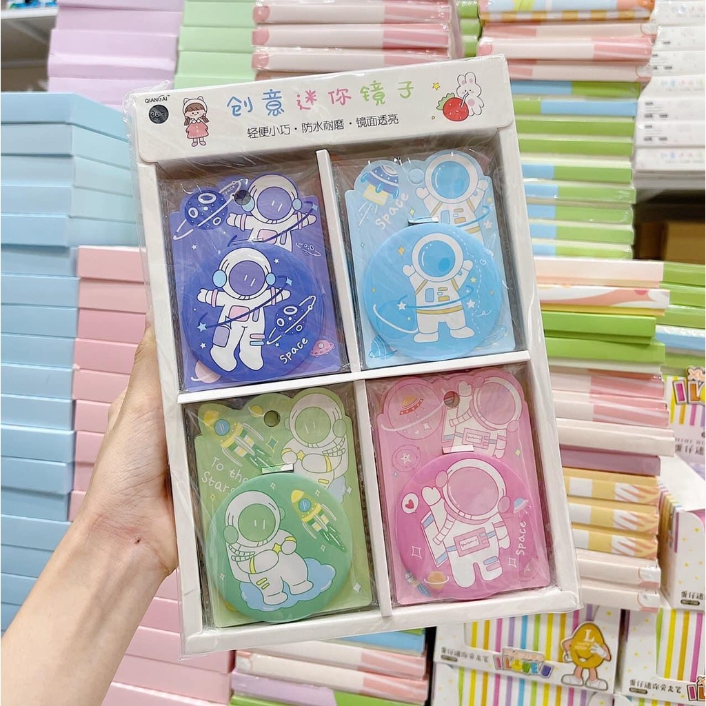 Gương mini dễ thương Hàn Quốc cho bạn gái/ 1 mặt mini 1034