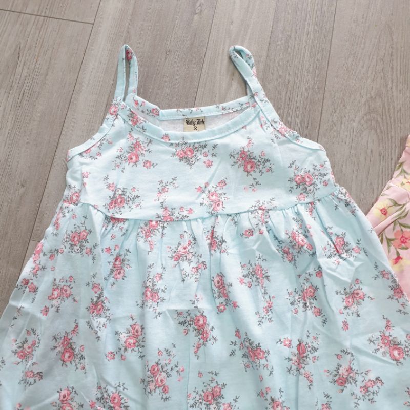 {10-20kg} Váy 2 dây bé gái chất cotton hoa nhí siêu mát