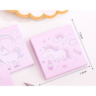 Tập Giấy Note Pinky Unicorn