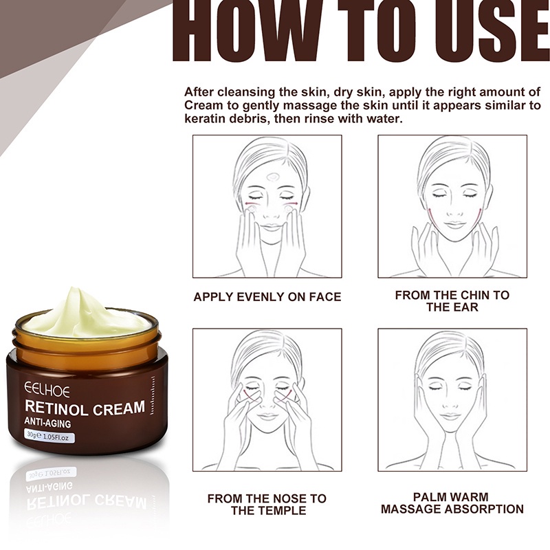 Kem Retinol EELHOE Chống Lão Hóa Chống Nếp Nhăn Làm Sáng Da
