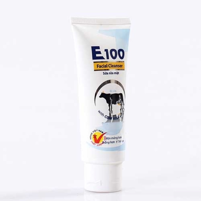 Sữa rửa mặt E100 tinh chất sữa bò tươi