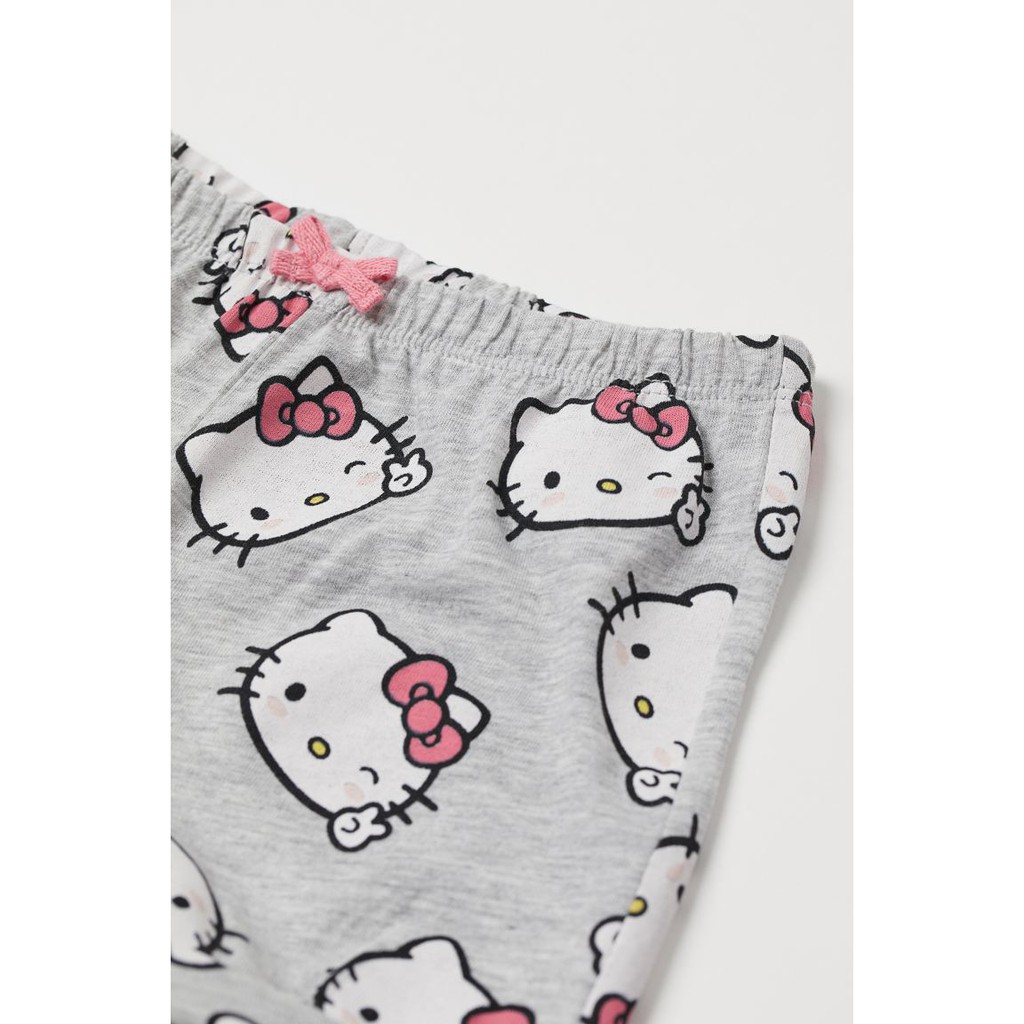 Set quần áo Hello kitty HM H&M size 6-9m_hàng chính hãng Anh