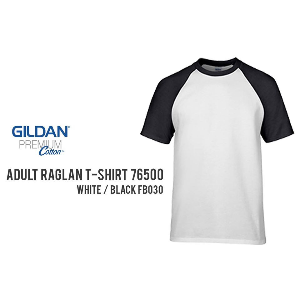 Áo raglan gildan cotton nhập khẩu